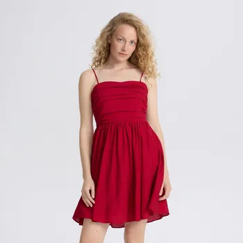 Dámské šaty Reserved - Mini šaty - červená - WW245-33X - WW245-33X-XS