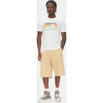 Pánské oblečení Quiksilver T-Shirt EQYZT08065 Bílá Regular Fit L
