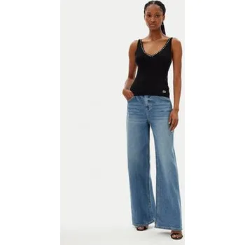 Dámské džíny MET Jeansy NOS CHLOE T4L736 Modrá Wide Leg 27