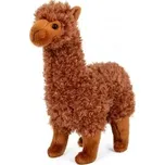 Plyšová Lama Alpaka 30 cm Hnědá
