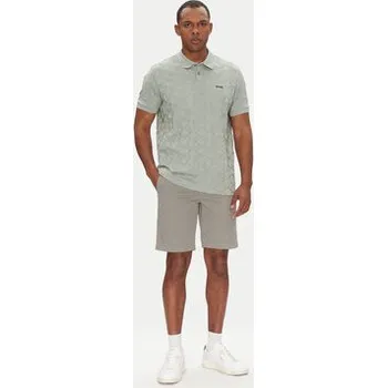 Pánské oblečení BOSS Šortky z materiálu 50536884 Béžová Slim Fit 34