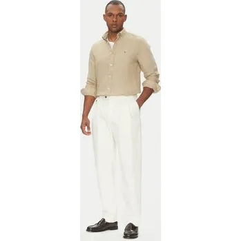 Tommy Hilfiger Košile MW0MW34602 Béžová Regular Fit XXL