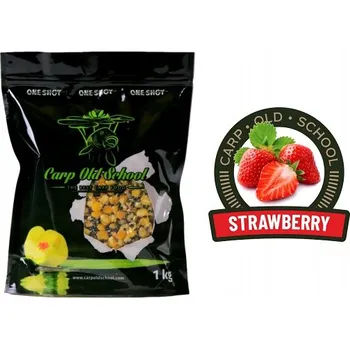 Návnadová surovina Návnada směs Carp Old School Mix Jahoda 1 kg