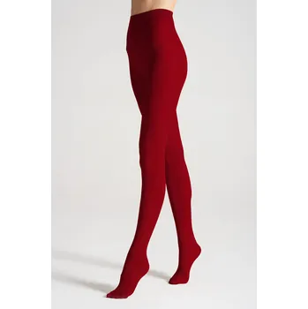 Dámské punčochy VENEZIANA punčocháče červené TOMATO 4 krycí matné SATIN 40 DEN