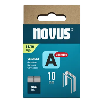 Sponkovačka NOVUS Drátky, typ A 53/10mm - [800 ks]