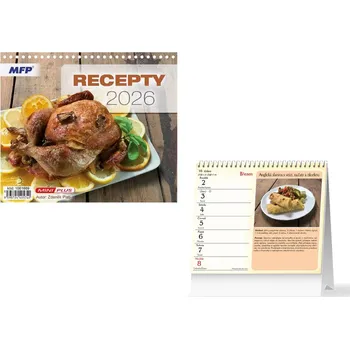 Kalendář MFP kalendář 2026 stolní mini Recepty 1061669