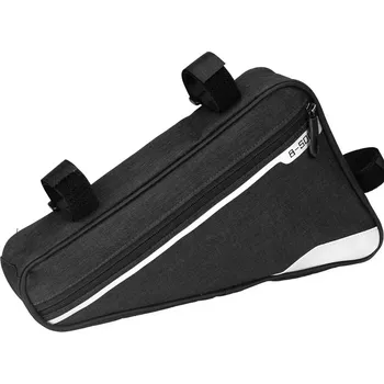 brašna na kolo Brašna pod rám B-SOUL T41 (Cyklistická brašna pod rám na zip - 1 hlavní kapsa + síťová kapsa na drobnosti)