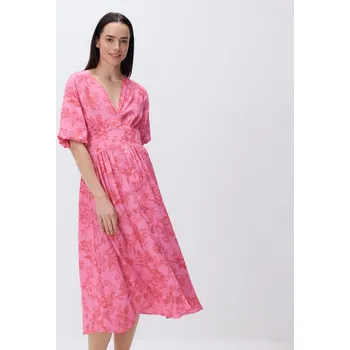 Dámské šaty Reserved - Šaty z viskózy - růžová - 523FB-30X - 523FB-30X-XL