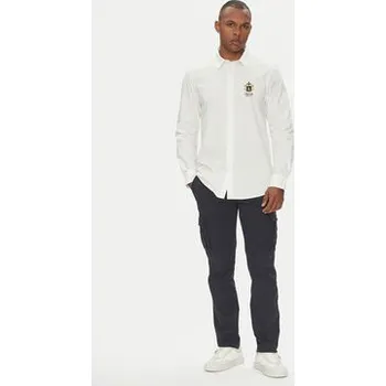 Pánská košile Aeronautica Militare Košile 251CA1261CT3288 Bílá Regular Fit XXL