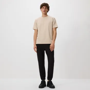 Reserved - Kalhoty jogger se lnem - černý - 5461L-99X - 5461L-99X-M