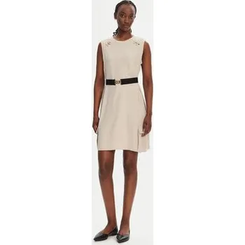 Dámské šaty Liu Jo Sport Každodenní šaty TA5139 TS923 Béžová Regular Fit L