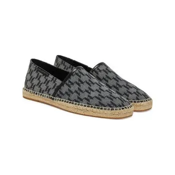 Dámské mokasíny KARL LAGERFELD Espadrilky KL70125 Černá 41