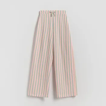 Dívčí kalhoty Reserved - Proužkované kalhoty - vícebarevná - 432HH-MLC - 432HH-MLC-128