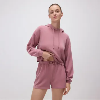 Reserved - Kraťasy s vysokým podílem viskózy - světle fialová - YH608-34X - YH608-34X-M