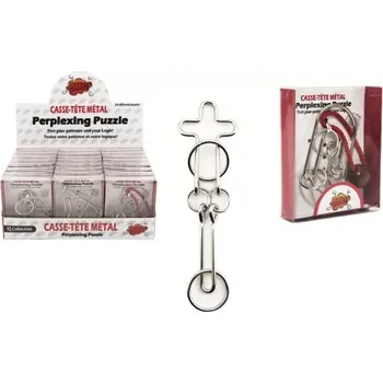 Hlavolam Kovový drátový hlavolam – obtížnost 3 (mix motivů)