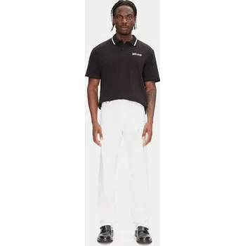 Pánské tričko Just Cavalli Polokošile 78OAGT15 Černá Regular Fit XL