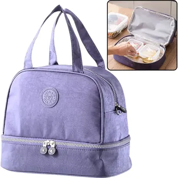 Termoska Fialová izolovaná termoska na oběd