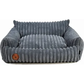 Pelíšek pro psa Lauren Design Pelech Fluffy, grafit Velikost: M (80x70cm)