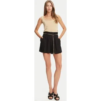 Pánské kraťasy Rinascimento Šortky z materiálu CFC0124444003 Černá Regular Fit L