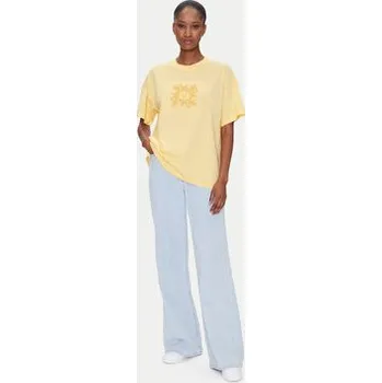 ViCOLO T-Shirt RD0119 Žlutá Regular Fit M