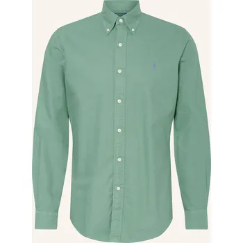 Pánská košile Polo Ralph Lauren Pánská Oxfordská Košile Custom Fit, zelená, 38