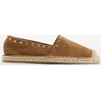 Dámský kabát Reserved - Semišové espadrilky s ozdobami - béžová - 425CP-80X - 425CP-80X-36