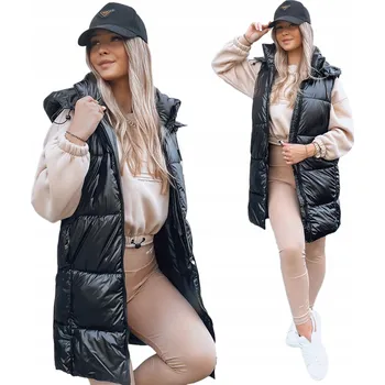 Dámská vesta Dámská VESTA bez rukávů S KAPUCÍ vel