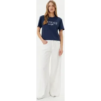 Dámské tričko Guess T-Shirt V5GI09 K9RM1 Tmavomodrá Regular Fit XXS