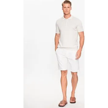 Lindbergh Šortky z materiálu 30-508003 Bílá Relaxed Fit S