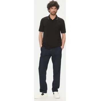 Pánská košile Armani Exchange Polokošile XM000489 AF13026 UC001 Černá Regular Fit M