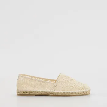 Dámské sako Reserved - Ažurové espadrilky - krémová - 372CP-01X - 372CP-01X-40