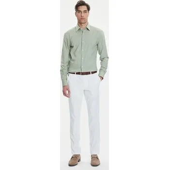 Pánská košile BOSS Košile H-Hank 50469345 Zelená Slim Fit 40