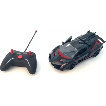 RC model auta Sportovní RC auto červenočerné v měřítku 1:18