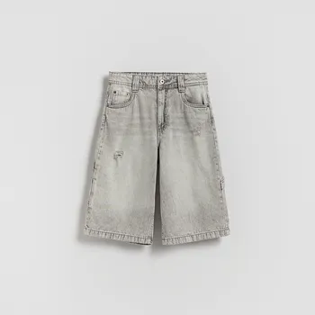 Chlapecké kalhoty Reserved - Džínové šortky - světle šedá - 3506G-09J - 3506G-09J-170