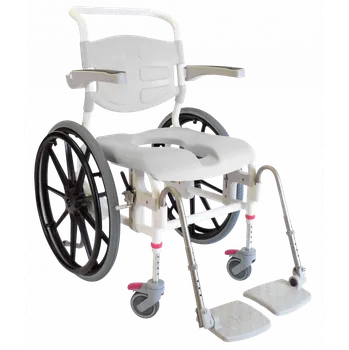 Koupelnové sedátko Vozík do sprchy Nielsen Line s plastovým opěradlem