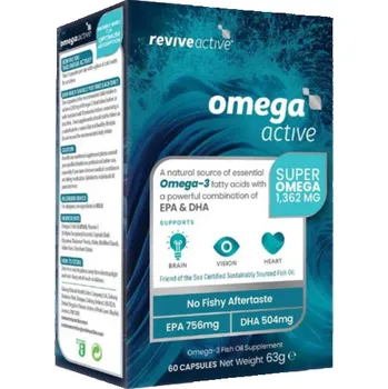 reviveactive® Omega 3 Active (756mg EPA & 504mg DHA) - 60 kapslí
