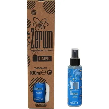 Osvěžovač vzduchu Zerum Extrem Limpio, 100 ml (Zerum Extrem 100 ml je sprej neutralizující zápach, který obsahuje velmi silnou látku pohlcující zápach. Má velmi dlouhou výdrž. Je k dispozici v jedinečné, čistě vonící vůni.)