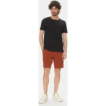 Dámské kraťasy BOSS Šortky z materiálu H-Slice 50540743 Oranžová Regular Fit 50