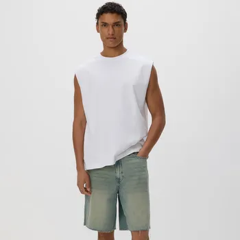 Reserved - Džínové šortky straight - yellow jeans - 8581H-11J - 8581H-11J-36