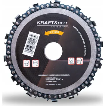 Řezný kotouč Řezací řetězový kotouč Kraft&Dele 125 mm