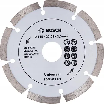 Řezný kotouč Řezný kotouč Bosch 2 607 019 474 115 x 22,2 mm
