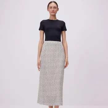 Dámská sukně Reserved - Vzorovaná midi sukně - krémová - 673DX-01X - 673DX-01X-S