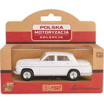 autíčko Sběratelský model FSO Warszawa 223 – bílá