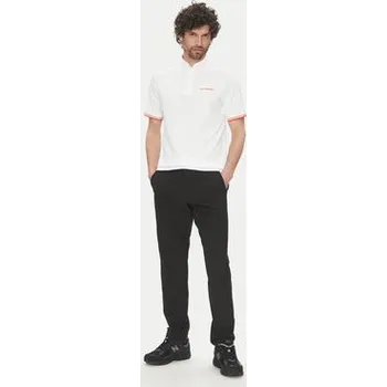 Pánská košile KARL LAGERFELD Polokošile 745022 552232 Bílá Regular Fit XXL