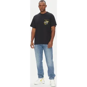 Pánské tričko Versace Jeans Couture T-Shirt 78GAH6RB Černá Regular Fit S