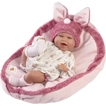Panenka Llorens 74134 New Born Realistické se zvuky 42 cm