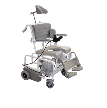 Koupelnové sedátko Sprchový vozík M2 200kg EL-TIP široký s joystickem