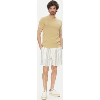 Pánské kraťasy Tommy Jeans Šortky z materiálu DM0DM21948 Écru Regular Fit L