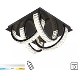 Zuma Line MX3274-4-3BCT LED prisadené stropné svietidlo TULA | 27,5W integrovaný LED zdroj | 2700-6000K + STOLNÍ OTOČNÝ VENTILÁTOR BERGEN - NASTAVITELNÝ, BÍLÝ