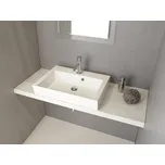 AVICE deska pod umyvadlo 150x50cm, tl.5cm, dub starobílý